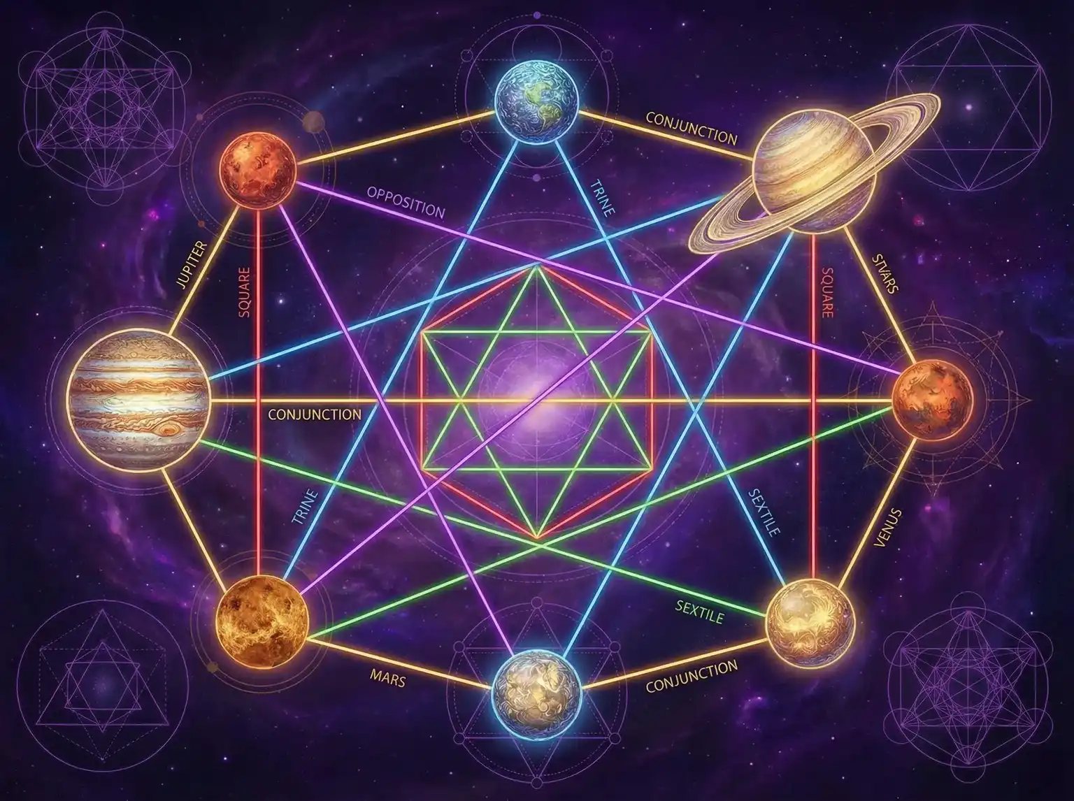 行星相位解读 - 儿童色情网站 | 占星学进阶
